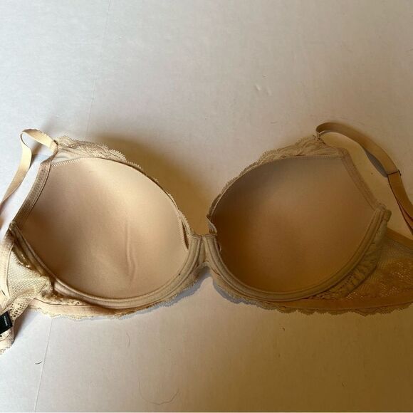 Natori Bra Cream Color Size 34DDD Underwire Lightly padded - Picture 2 of 6
